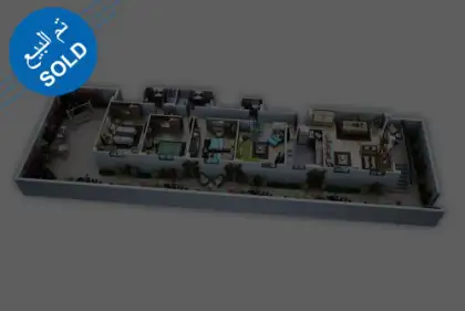 نموذج B - دور أرضي 190م2 نموذج B - دور أرضي 190م2