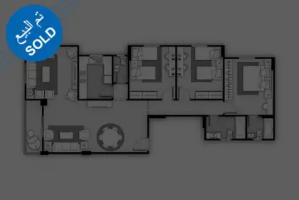 Type B - Typical floor 178m2 Type B - Typical floor 178m2