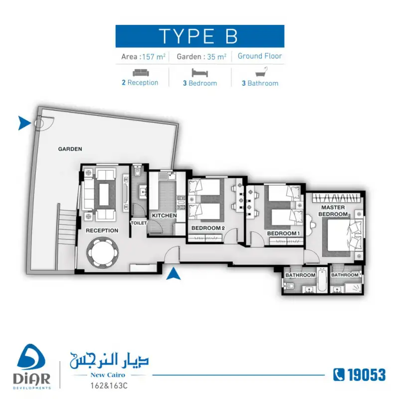 Type B - Ground Floor 157m2