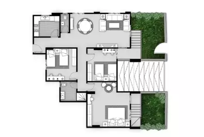 نموذج A - دور أرضي 183 م2