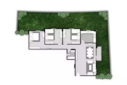 نموذج C - دور أرضي 147 م2