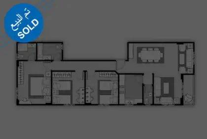 Type B - Typical Floor 156m2 Type B - Typical Floor 156m2