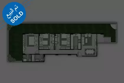 نموذج A - دور أرضي 133م2 نموذج A - دور أرضي 133م2
