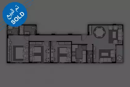 Type B - Typical Floor 156m2 Type B - Typical Floor 156m2