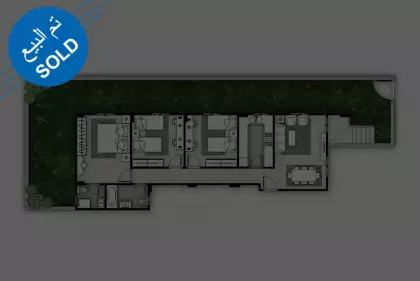 نموذج A - دور أرضي 133م2 نموذج A - دور أرضي 133م2