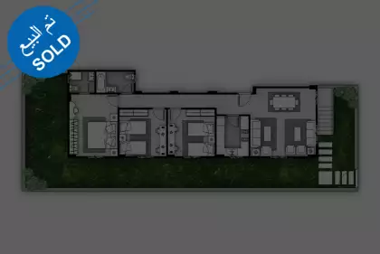 نموذج B - دور أرضي 144م2 نموذج B - دور أرضي 144م2