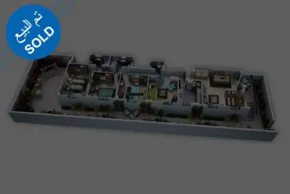 نموذج B - دور أرضي 190م2 نموذج B - دور أرضي 190م2