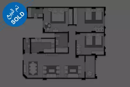 Type H_Typical Floor 181 M2 Type H_Typical Floor 181 M2