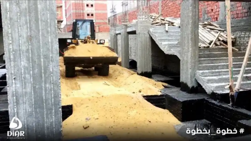 أعمال ردم الاساسات الأندلس 72